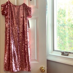 Sequined Pink Dress